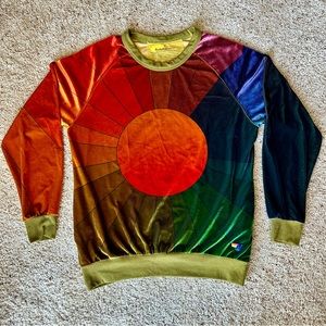 RARE Aviator Nation Galaxy Sunburst Crew